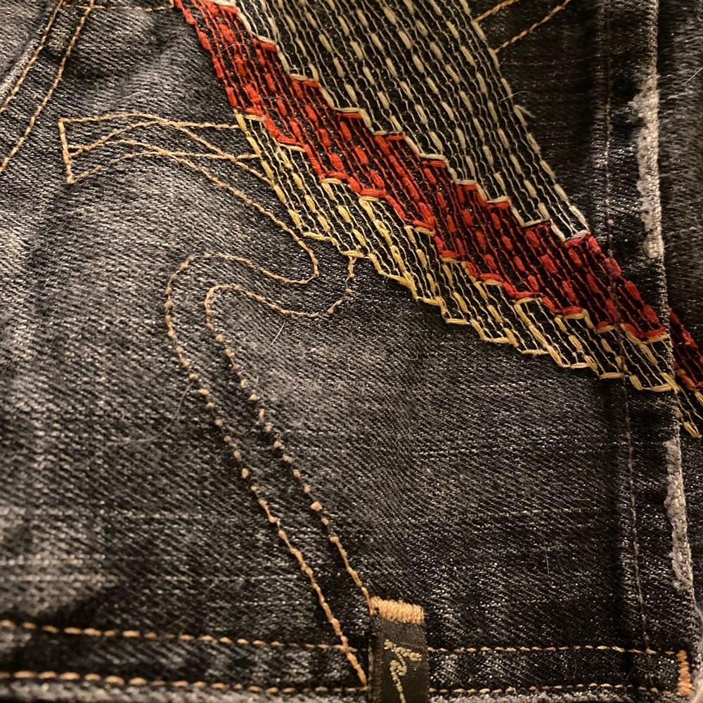 ✨HP✨VTG✨ Citizens of Humanity -31- Embroidered Low Rise Jeans - Picture 8 of 10